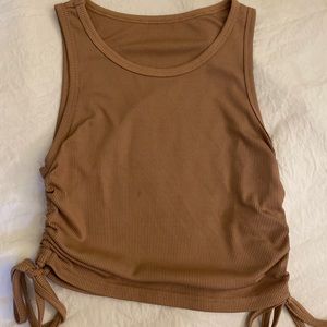 Brown tank top